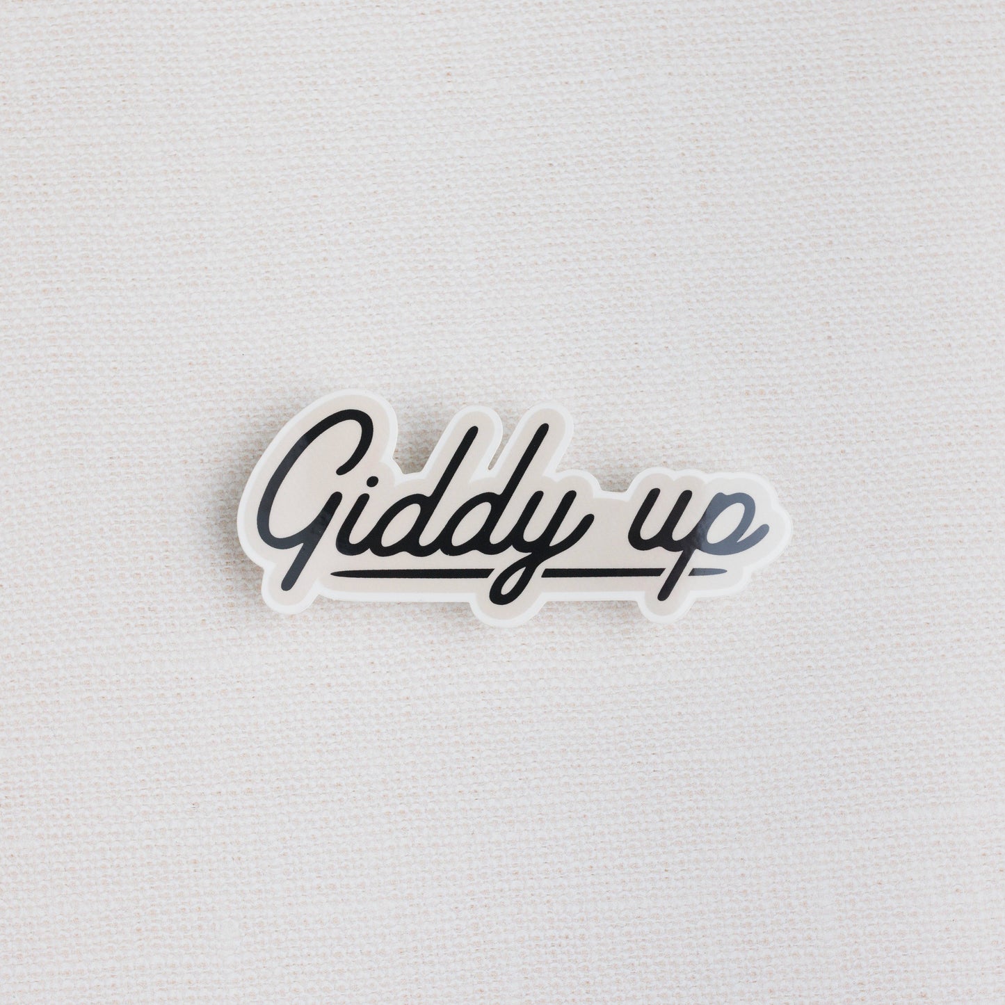 Giddy Up Sticker