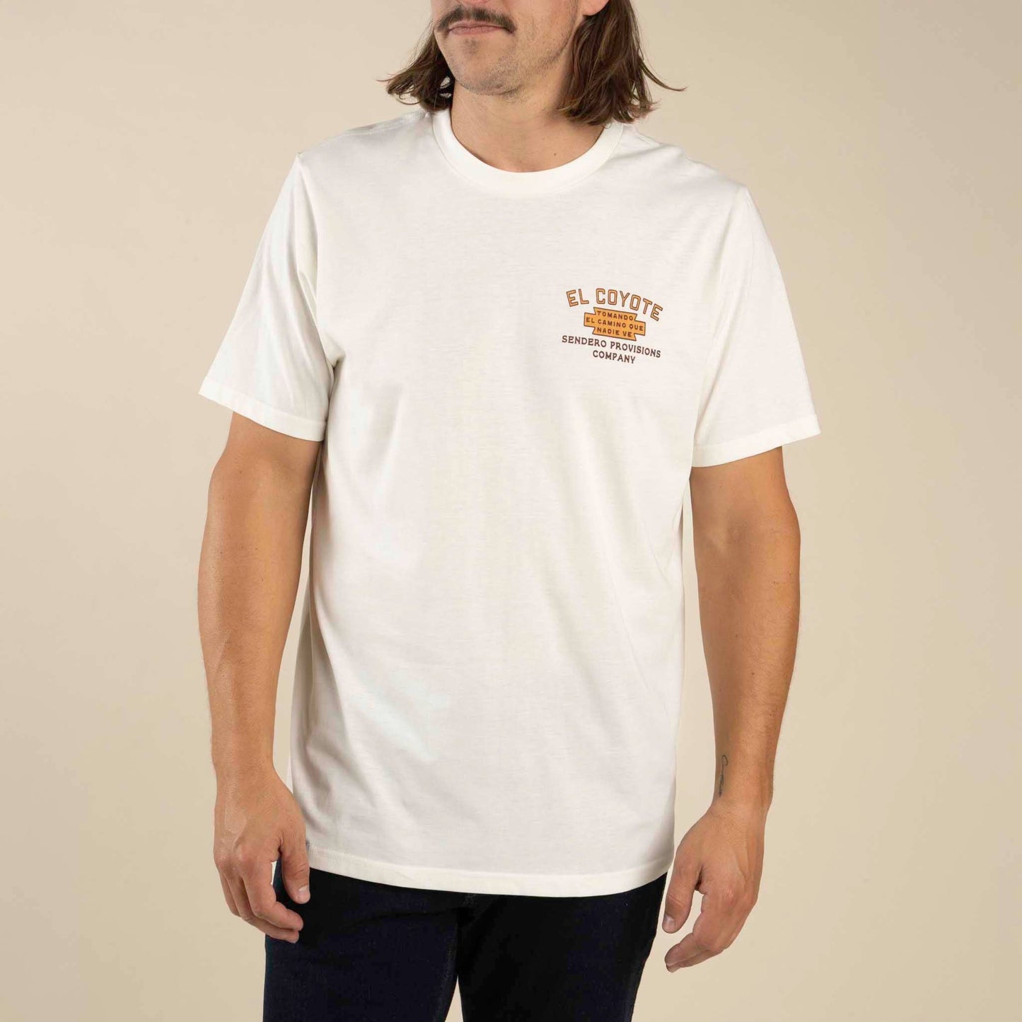 Coyote T-Shirt: Vintage White / Large