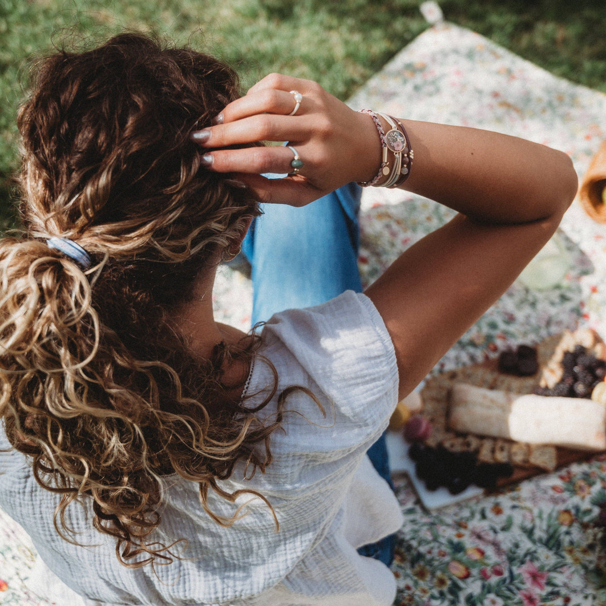 K'lani hair tie bracelets - "Bloom"