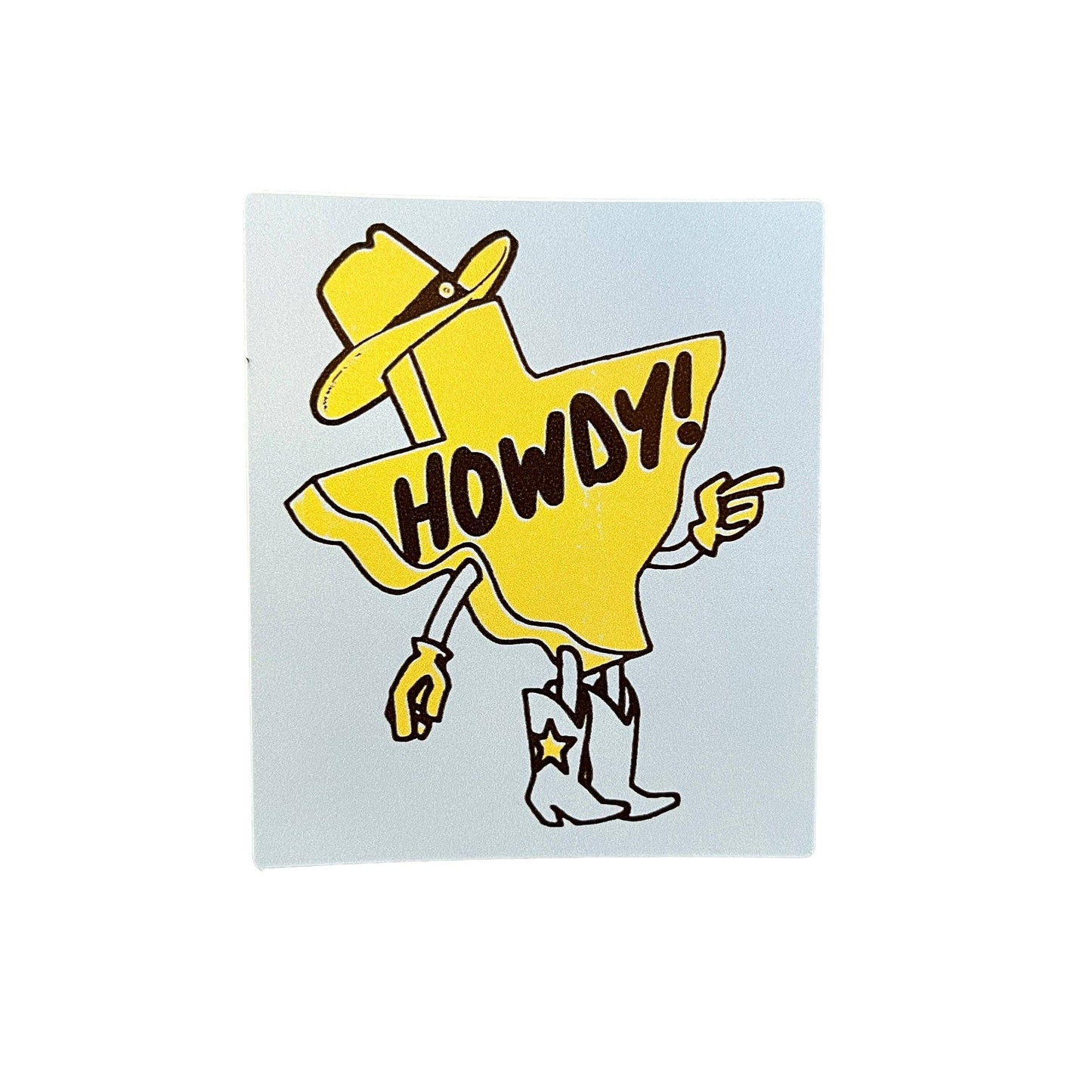 STICKER - Texas Howdy