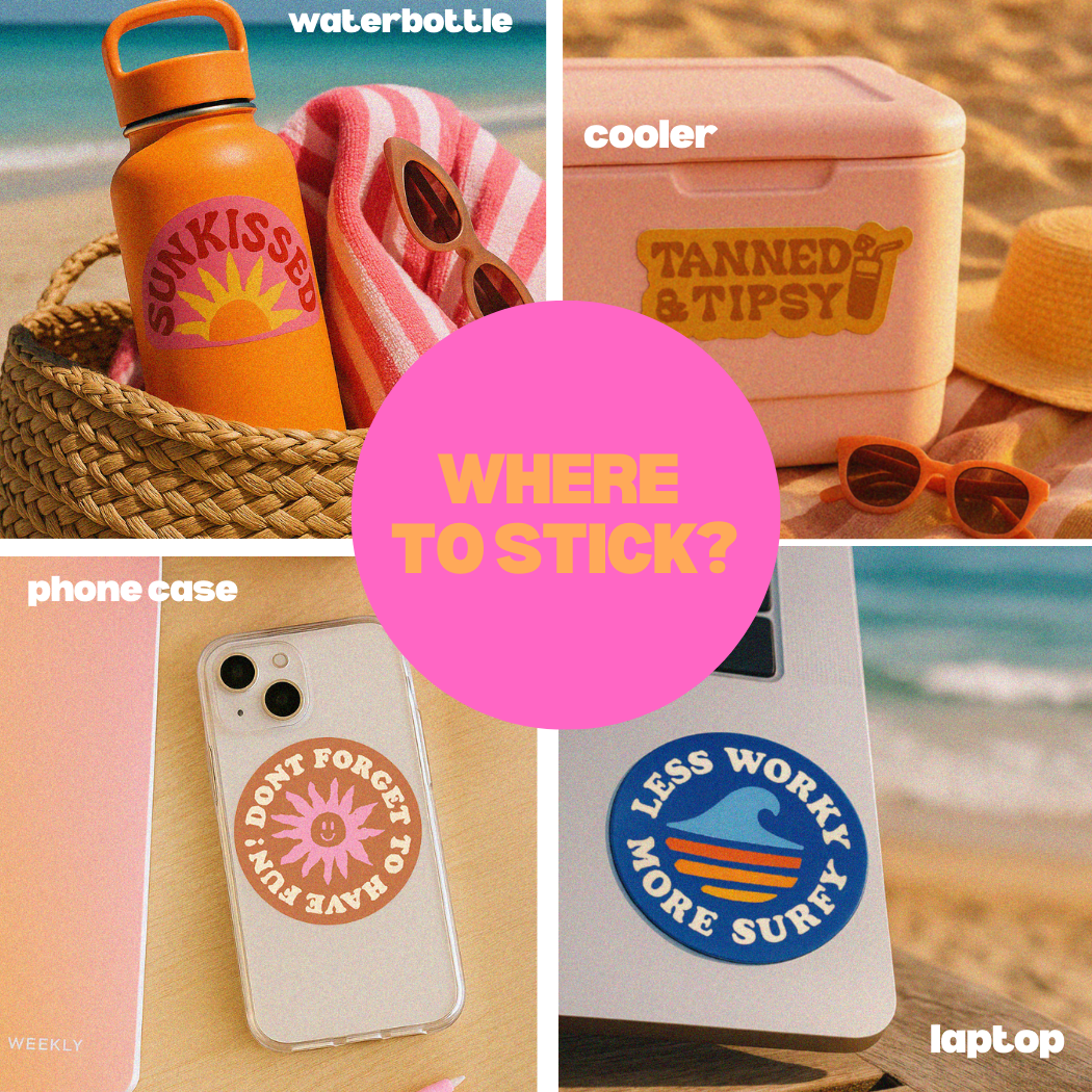 Good Vibes Sticker | Laptop Sticker | Surf Sticker 3"