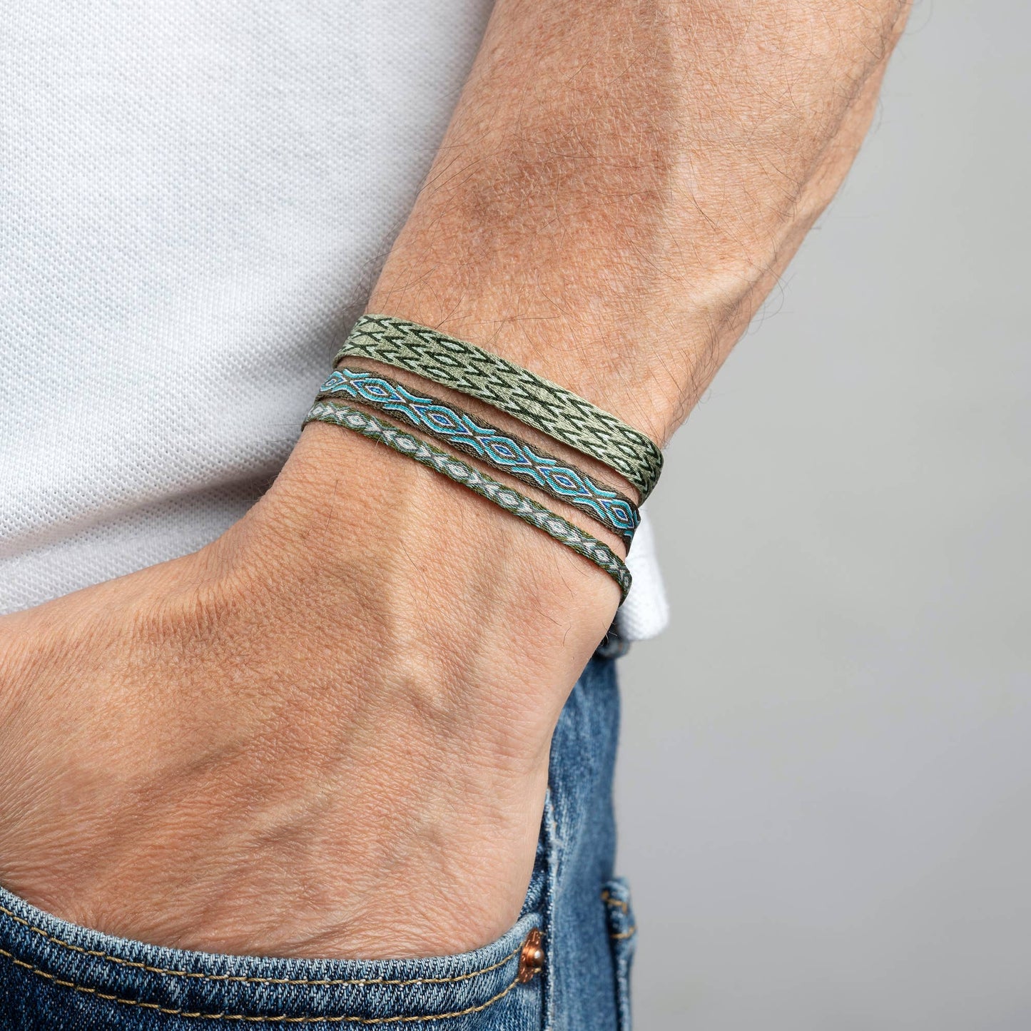 Men's Surfer Waterproof Bracelet | Olive Green Bracelet