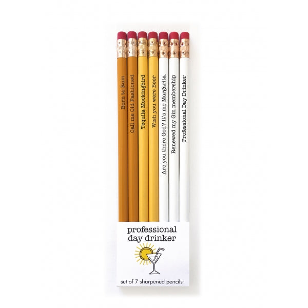 pencils- professional day drinker