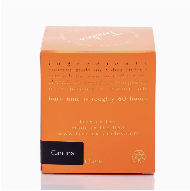 TRUELUX Lotion Candle 8 oz, 60 hours