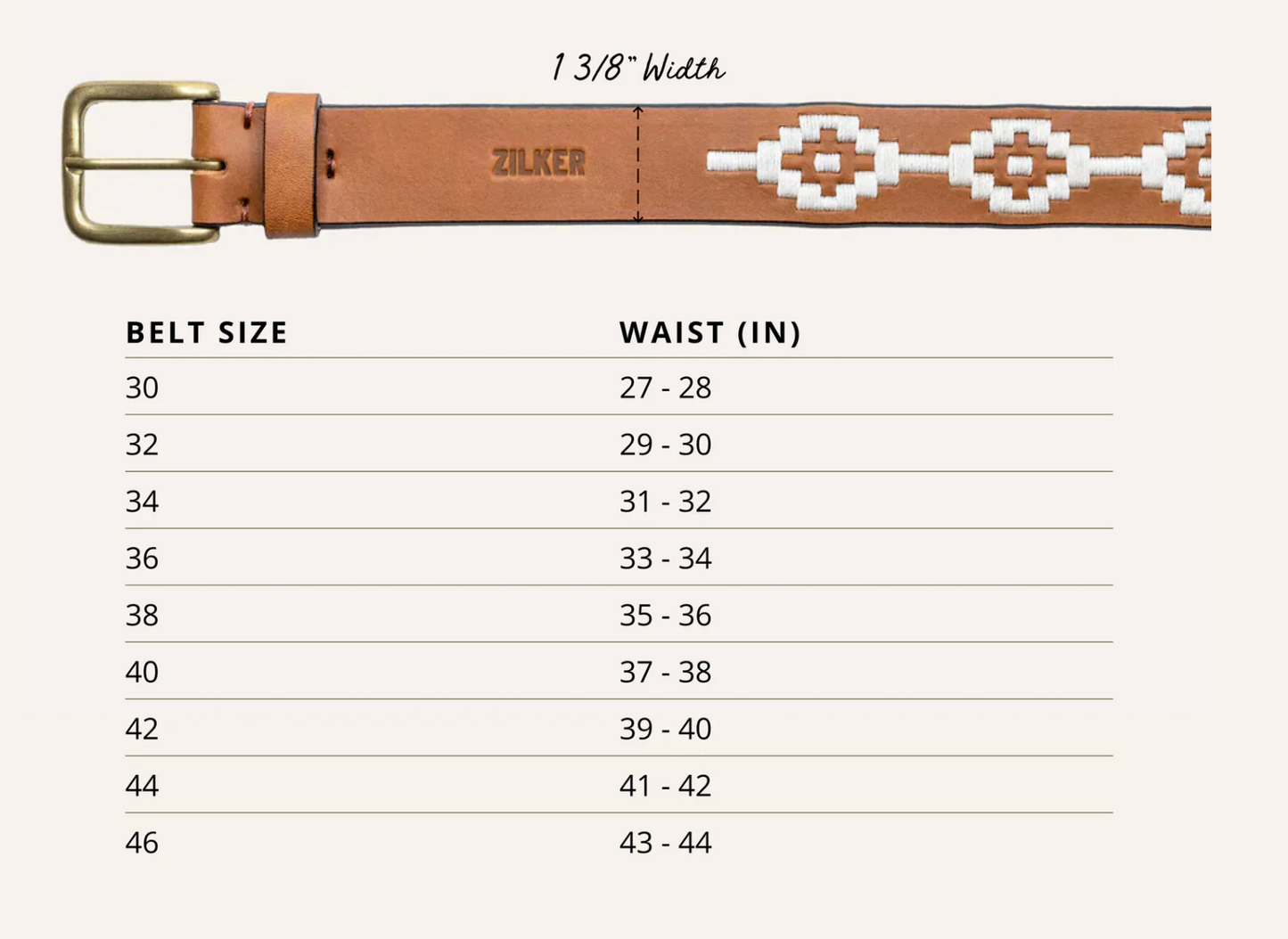 Zilker Belts
