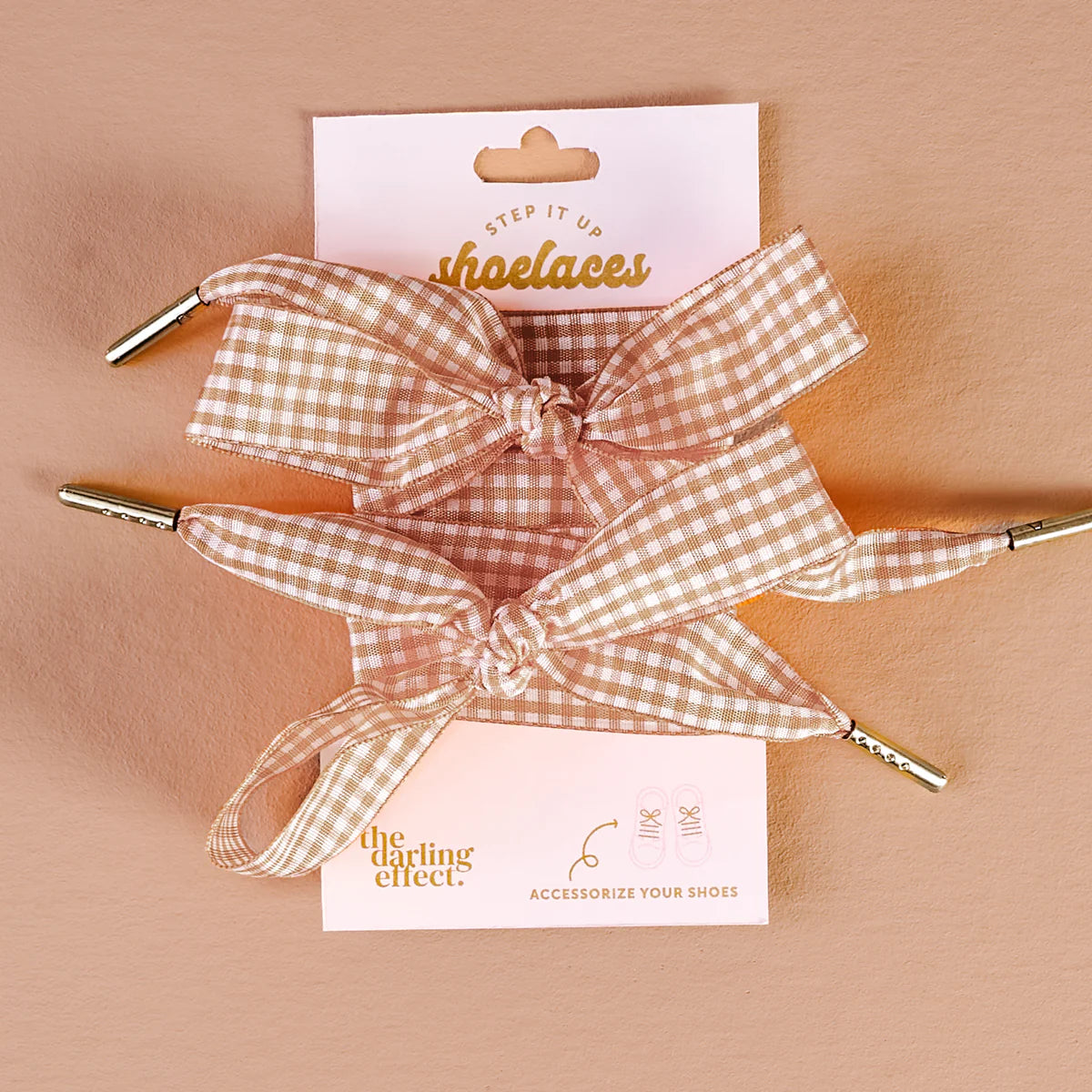 gingham shoelaces