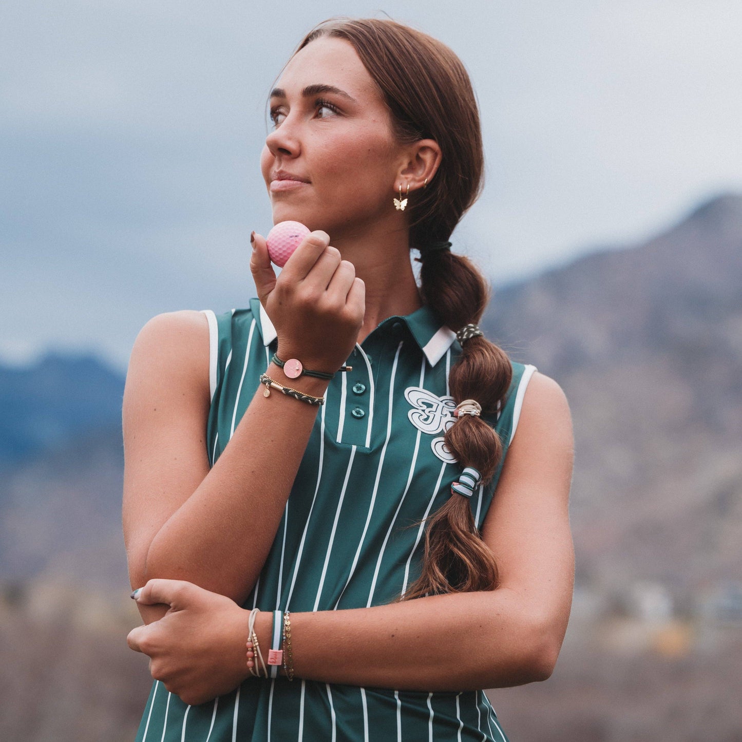 K'lani hair tie bracelets - "Tee Time"
