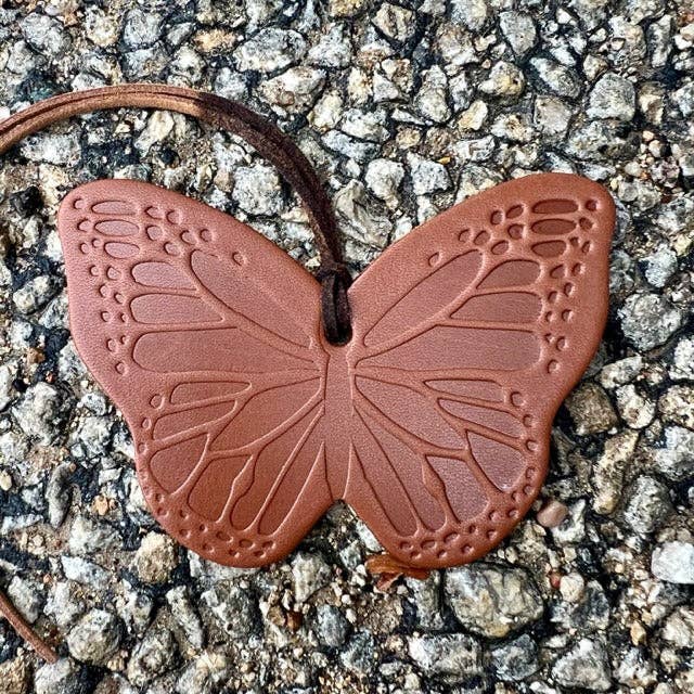 Butterfly Air Flair: Brown / Warm Vanilla Leather