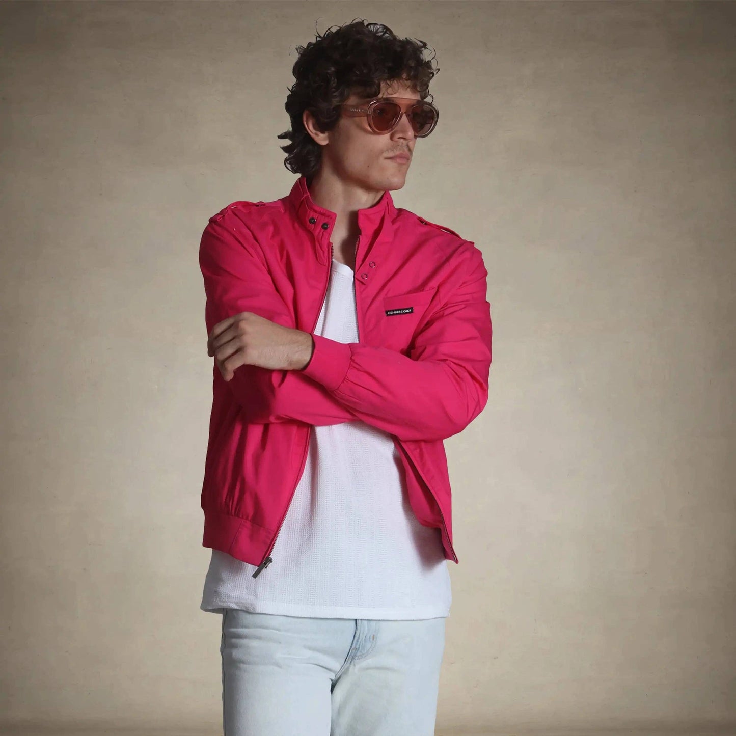 Men's Classic Iconic Racer Jacket: Navy
