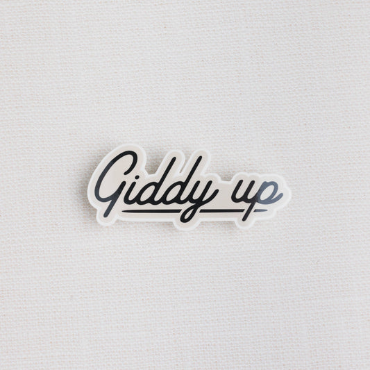 Giddy Up Sticker