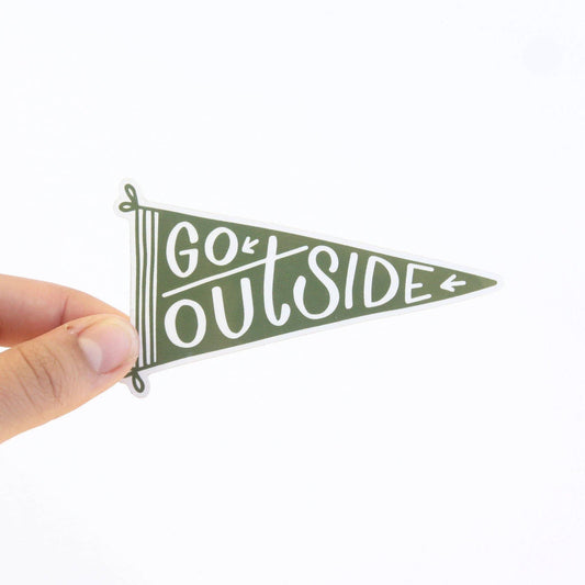Go Outside Vinyl Sticker