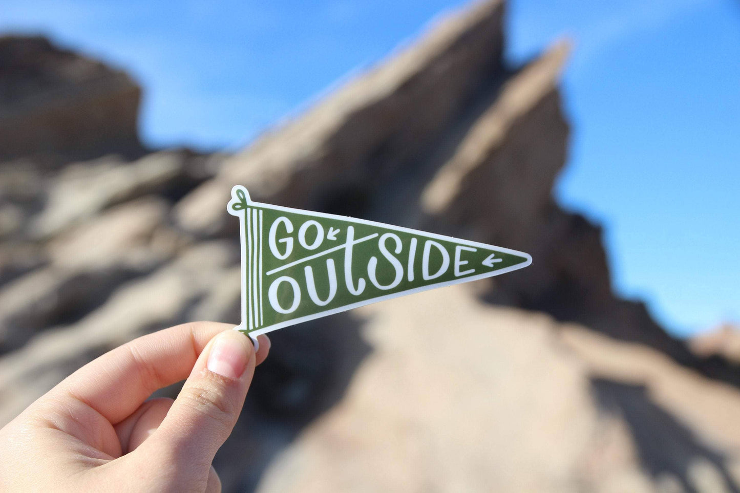 Go Outside Vinyl Sticker