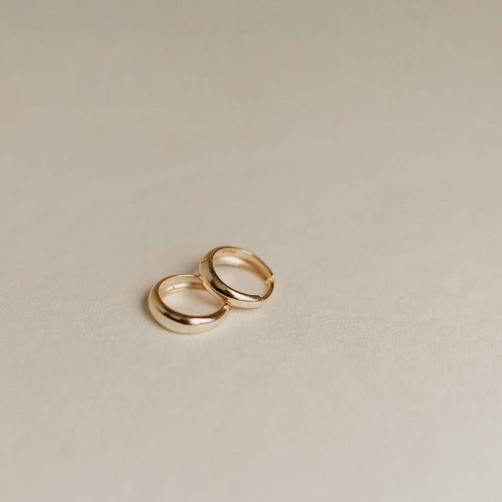 Lexi Chunky Hoops: Silver