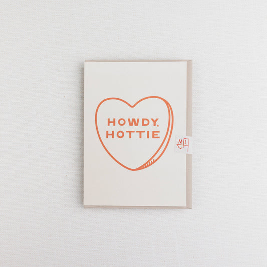Howdy Hottie Greeting Card