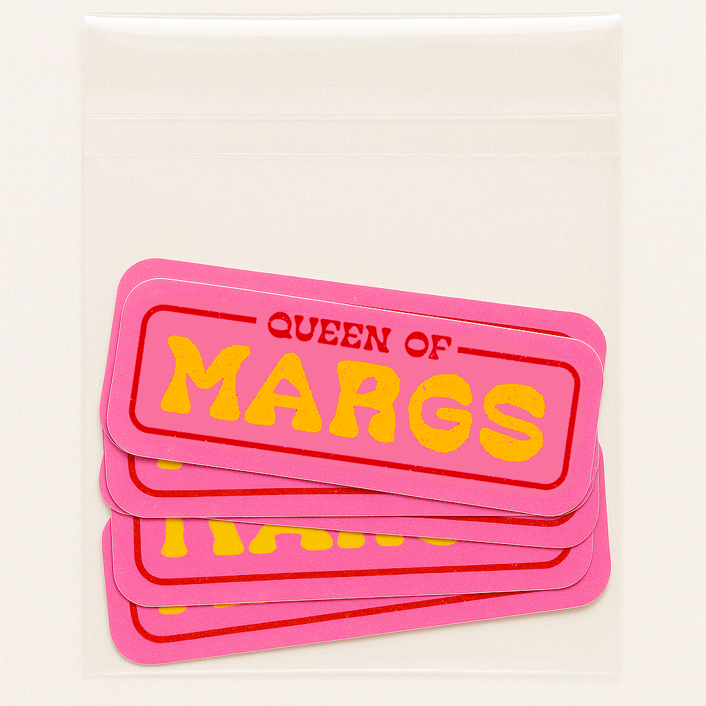 Queen of Margs Sticker | Sassy Sticker | Cocktail Gift