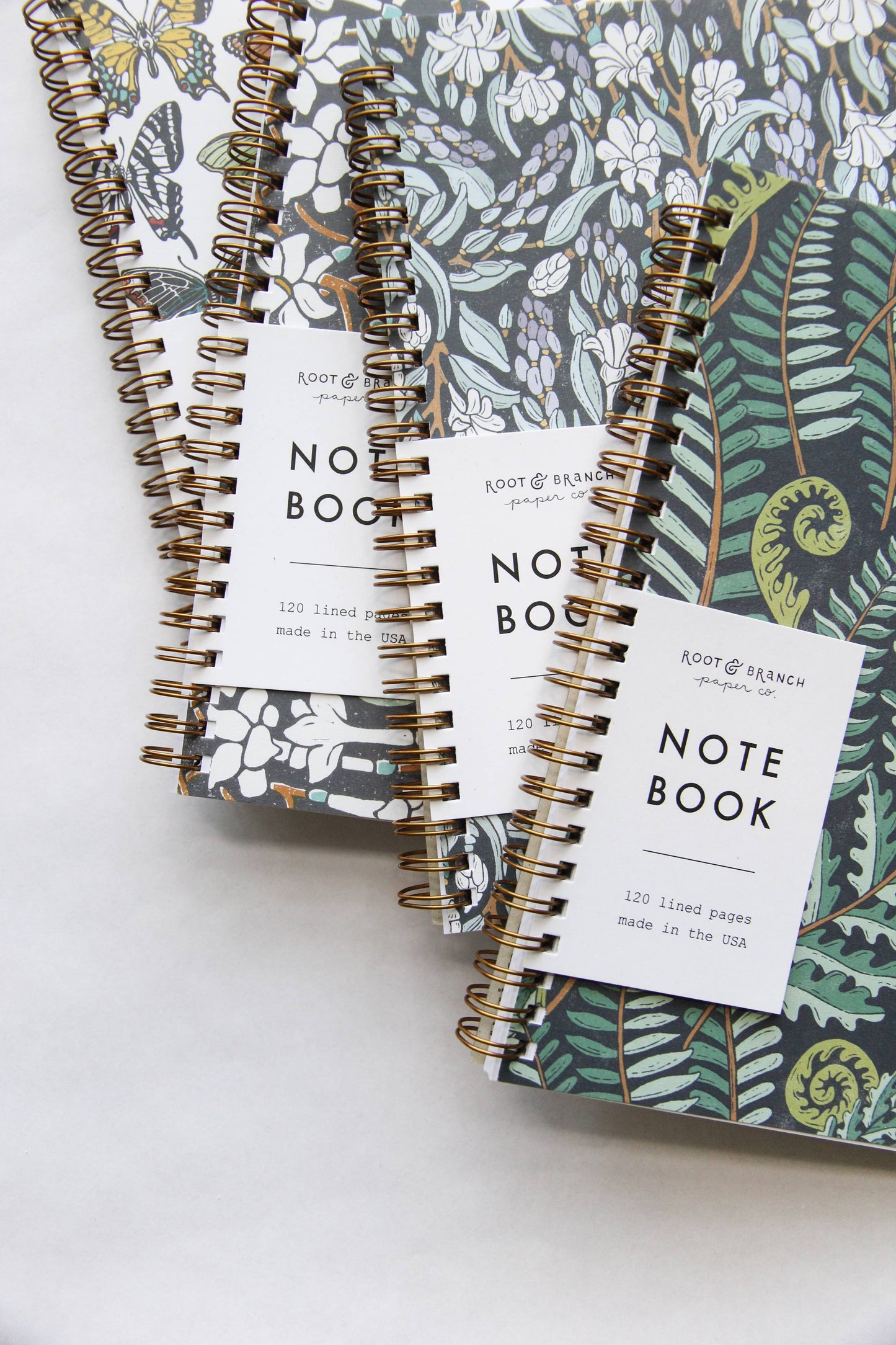 Forest Fern Spiral Notebook