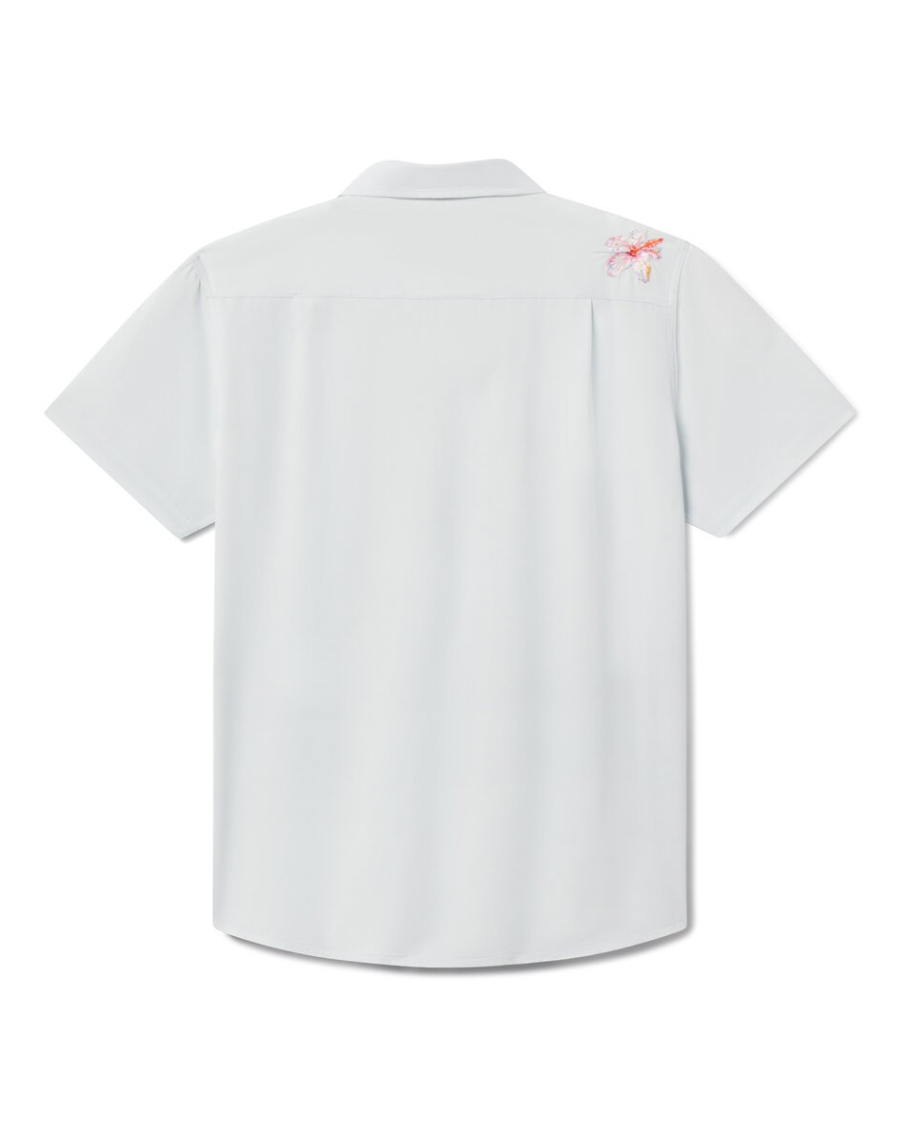 FLORAL PROJECT - DISSIDENT WESTERN FRONT SNAP BUTTON UP: M