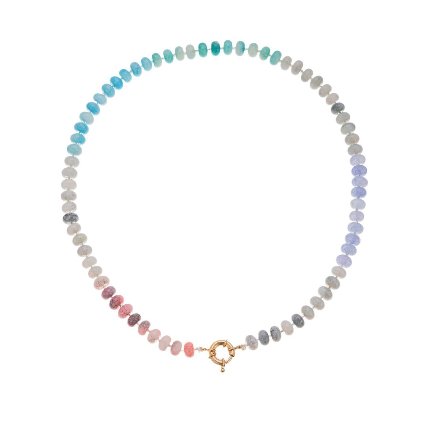 Natural Stone Beaded Necklace