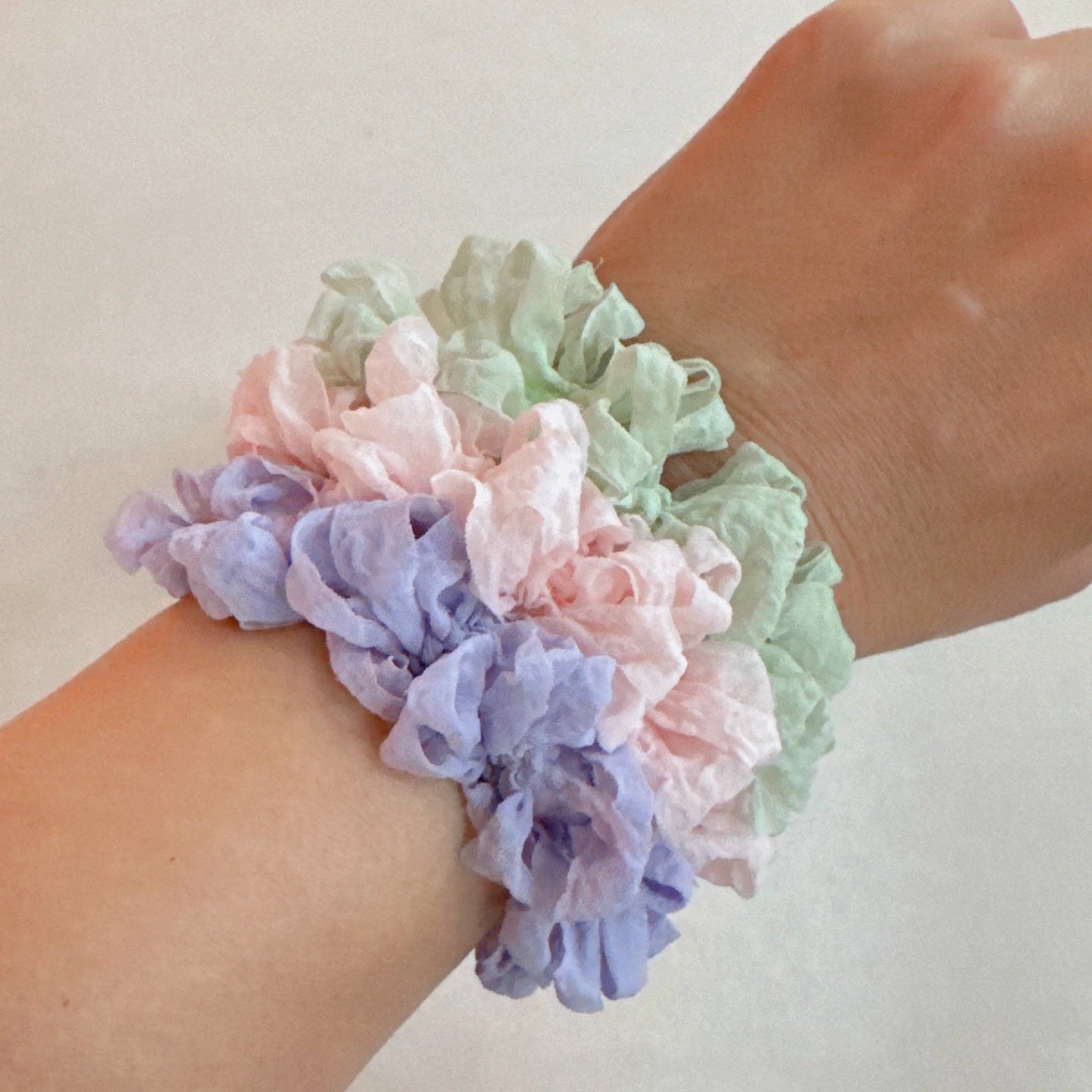 Sheer Dear Hair Ties Set Of 3: Earthy Shimmer