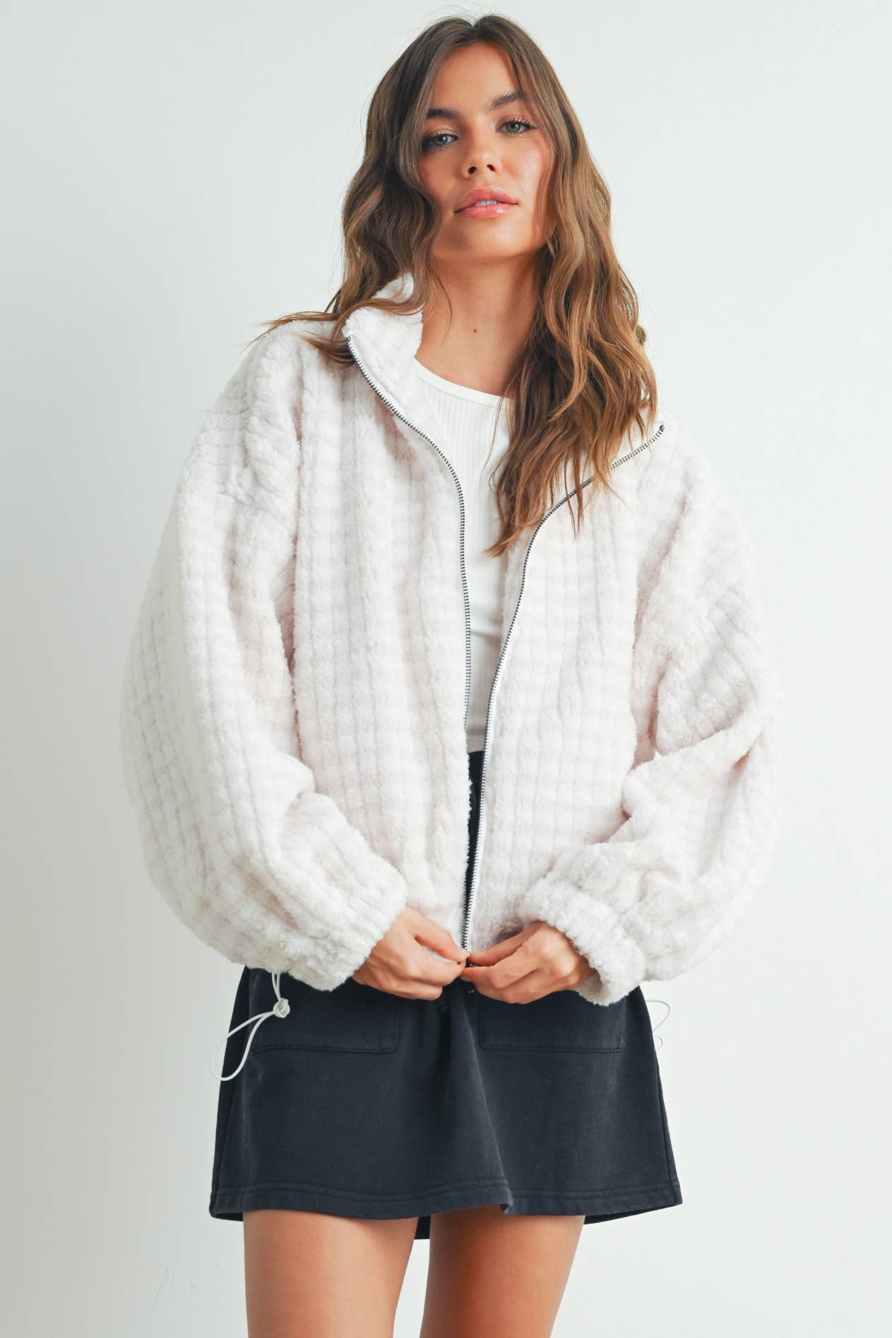 Collared Puffer Jacket - BMJ7497: TERRACOTTA