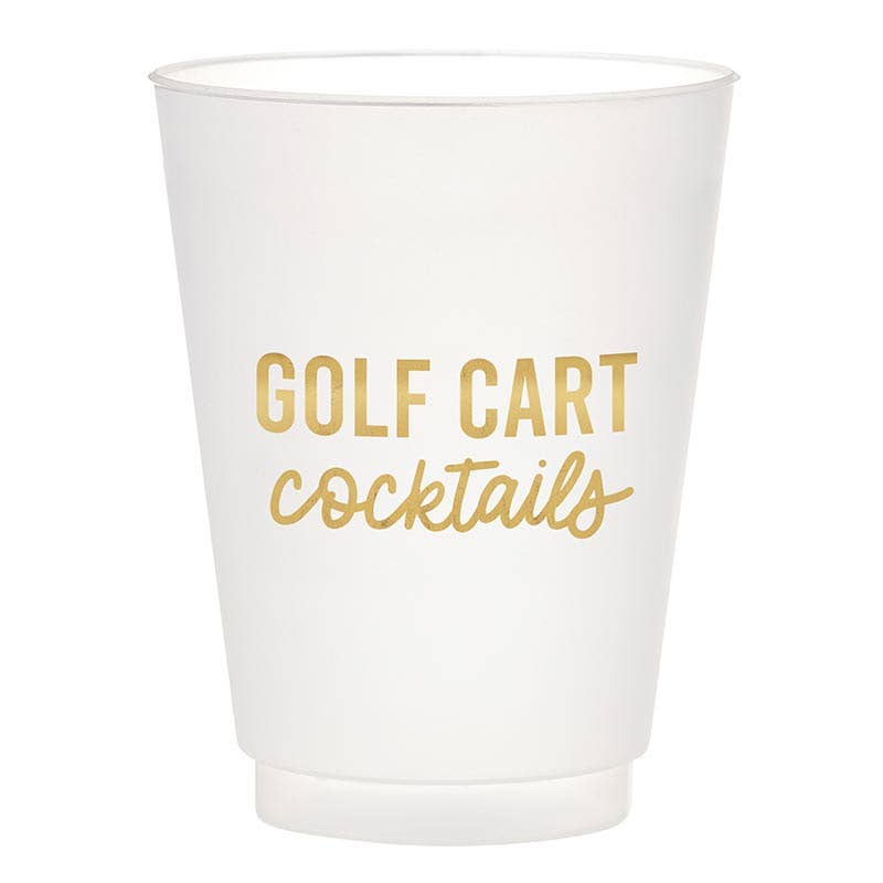 Slant Collections by Creative Brands - Frost Cup - Golf Cart Cocktails - 6 ct