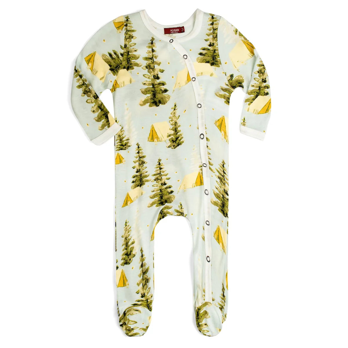 milkbarn camping baby zipper footed