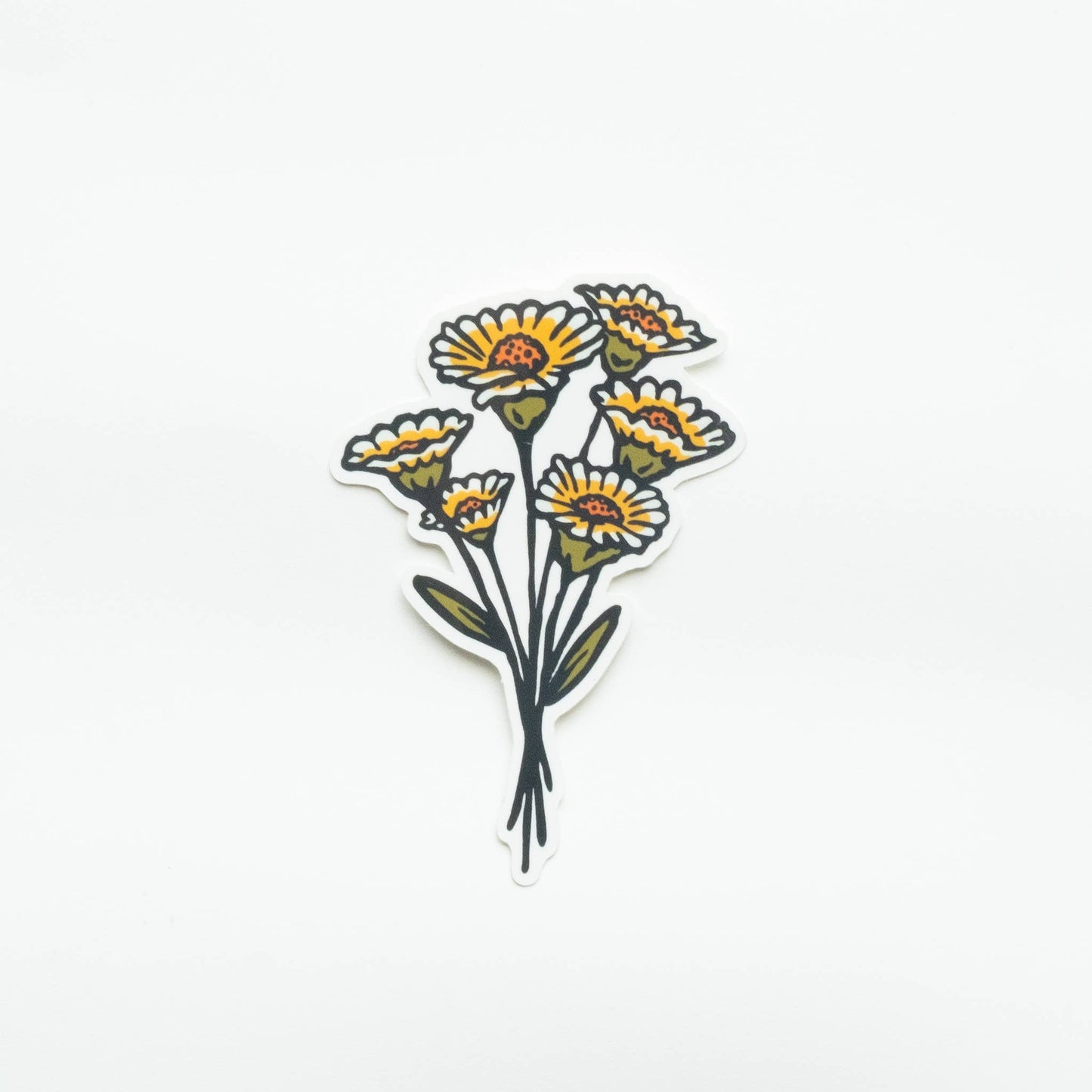 Tidy Tips Bouquet Vinyl Sticker - California Wildflower