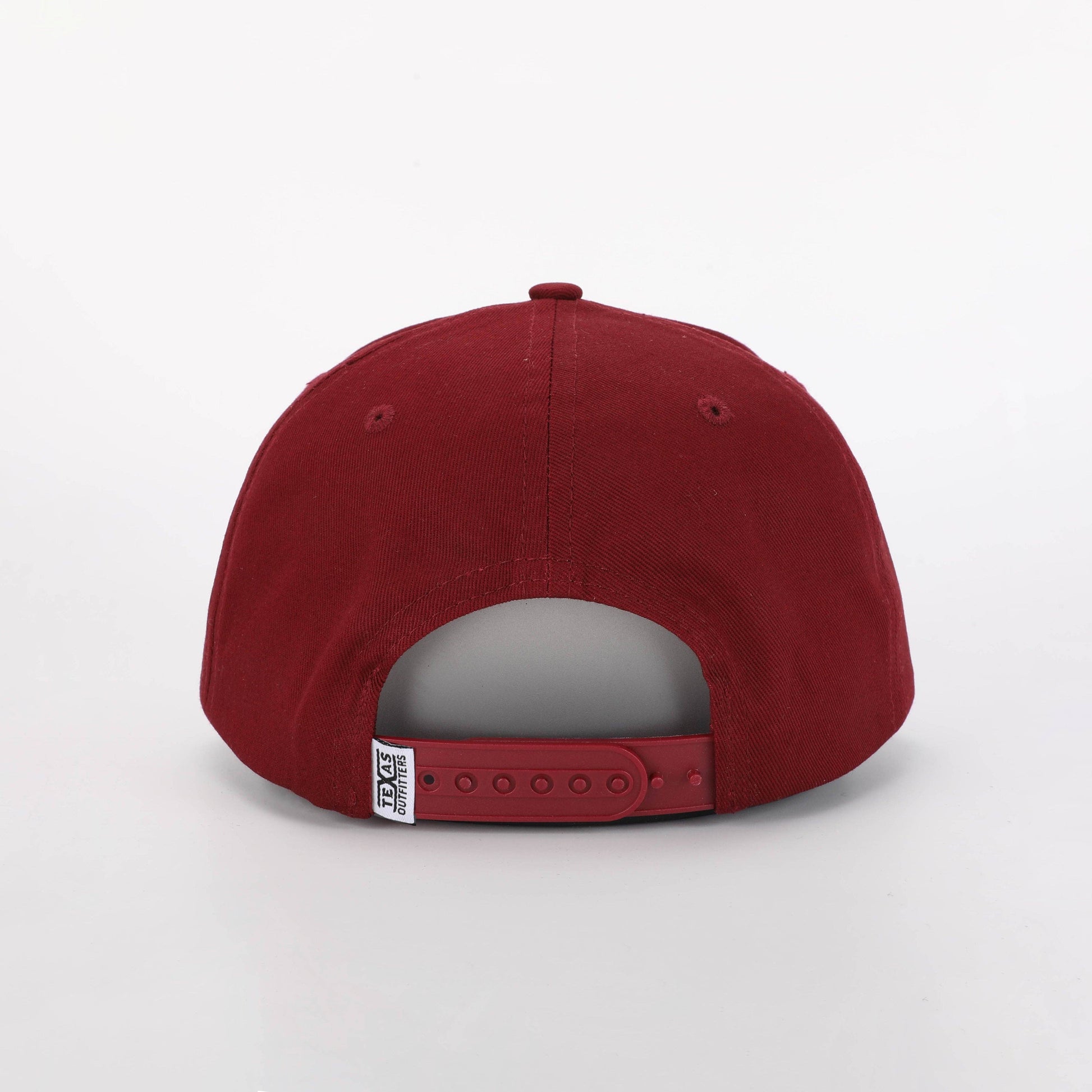 rear view of Texas TX Snapback Hat 