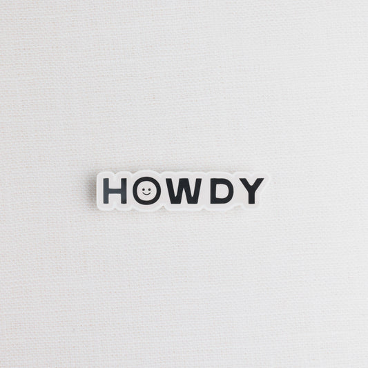 Happy Little Howdy Sticker: Small