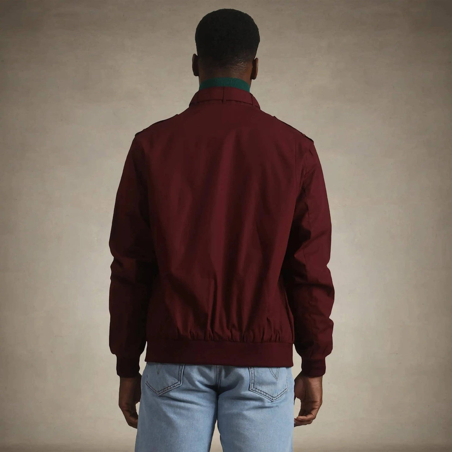 Men's Classic Iconic Racer Jacket: Khaki / L