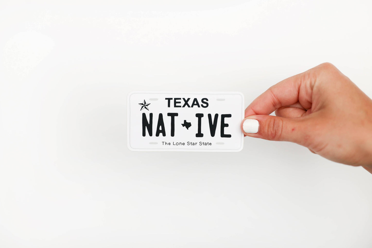 Texas License Plate Sticker