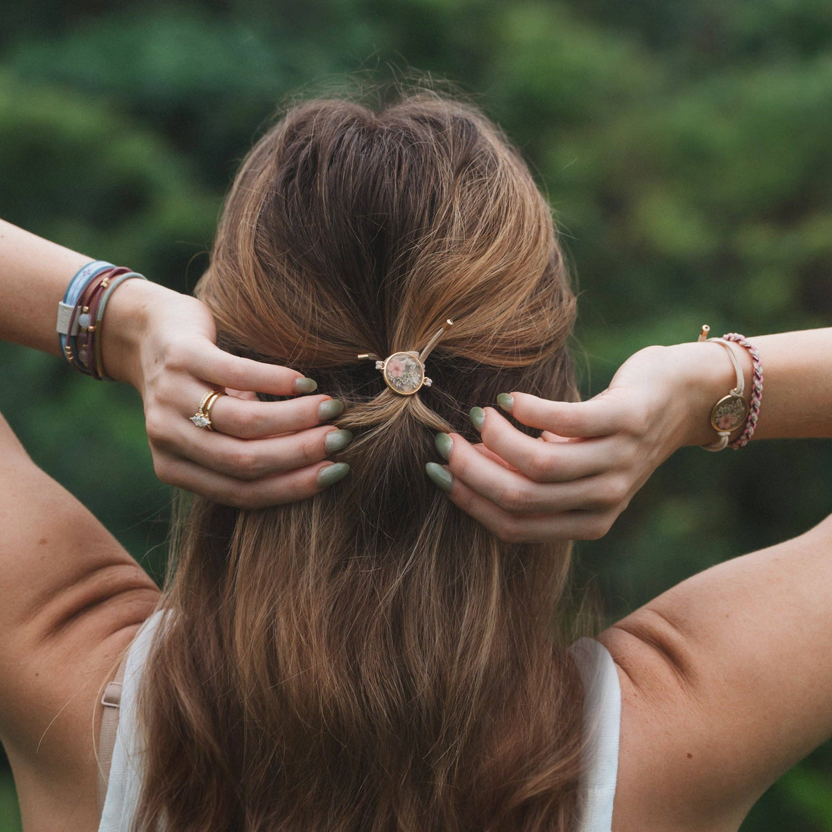 K'lani hair tie bracelets - "Bloom"