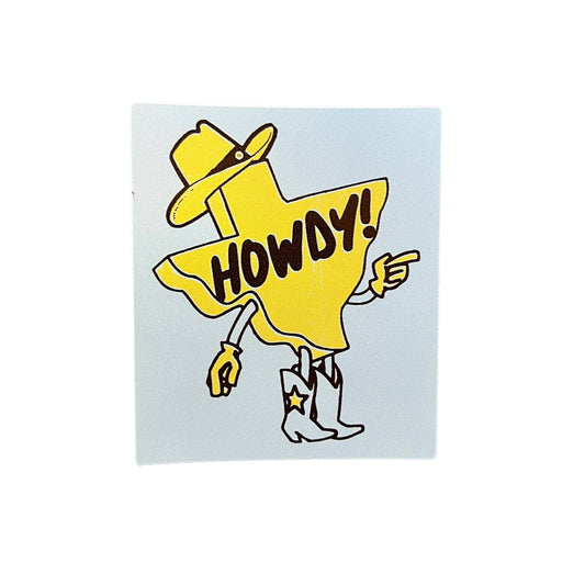 STICKER - Texas Howdy