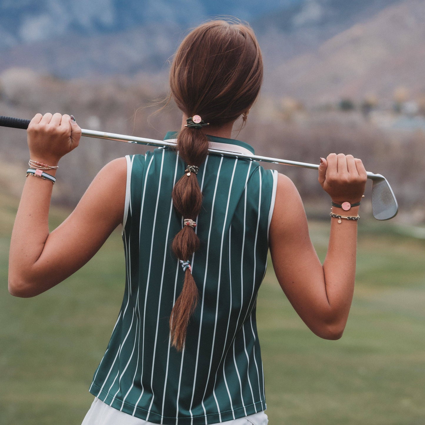 K'lani hair tie bracelets - "Tee Time"