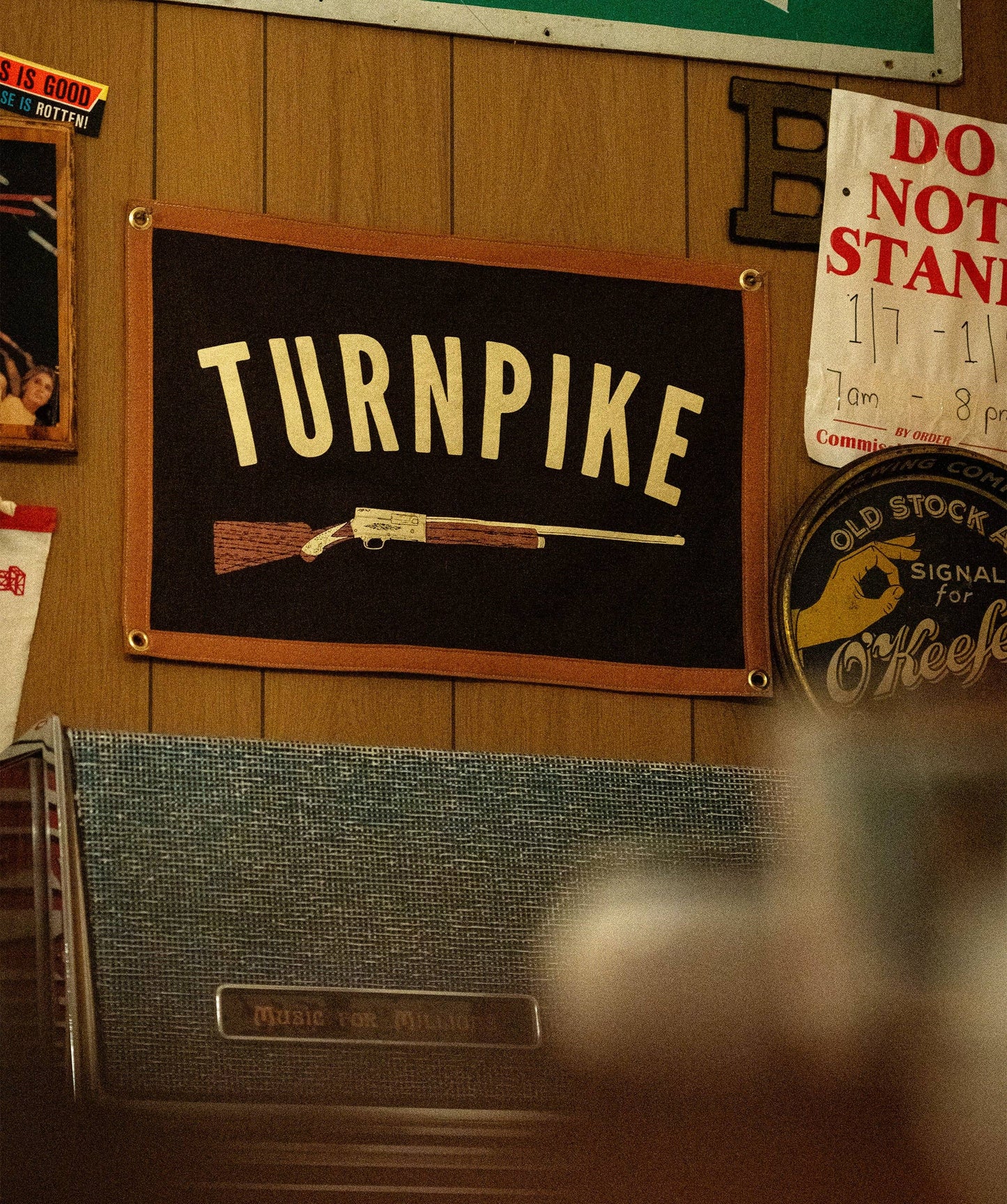 Turnpike Camp Flag • Turnpike Troubadours x Oxford Pennant