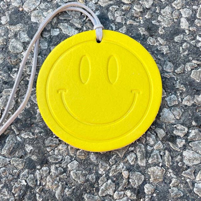 Smiley Face Air Flair: Brown / Leather