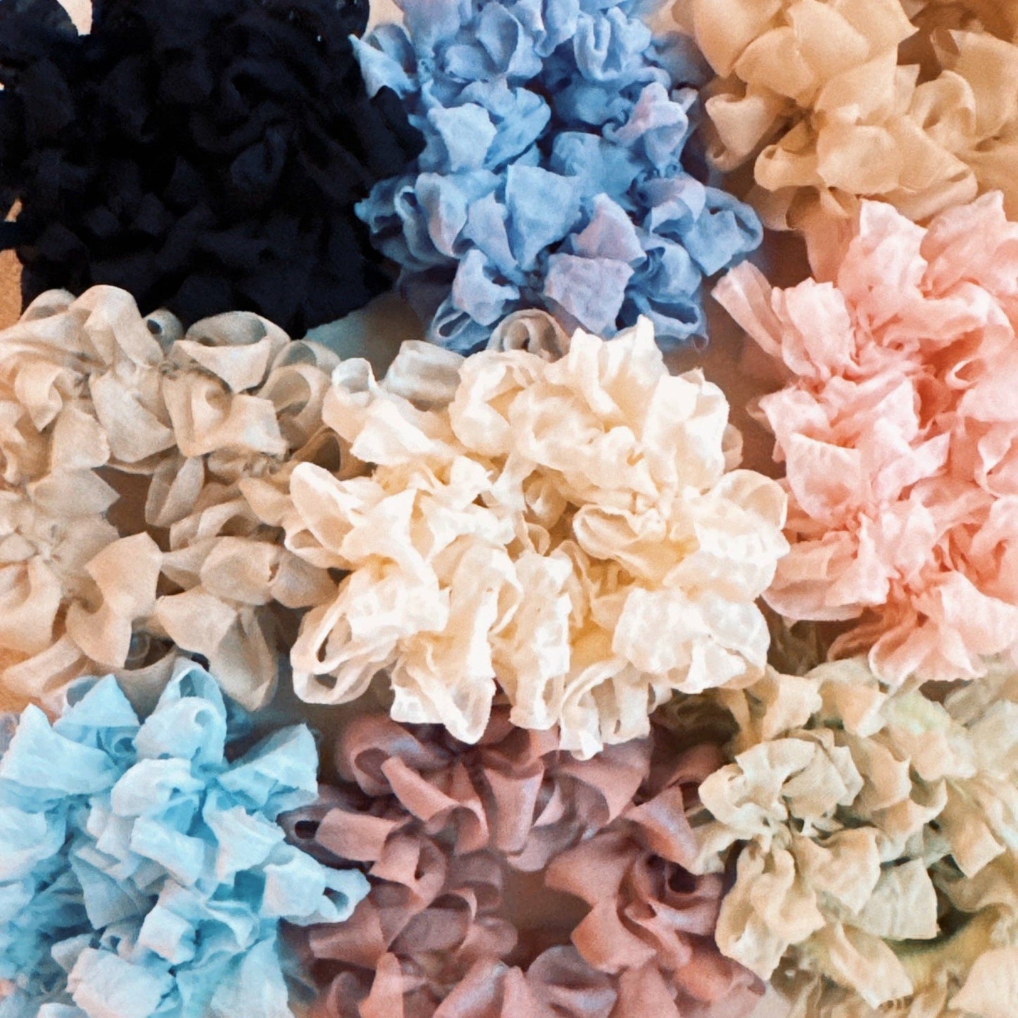 Sheer Dear Hair Ties Set Of 3: Earthy Shimmer