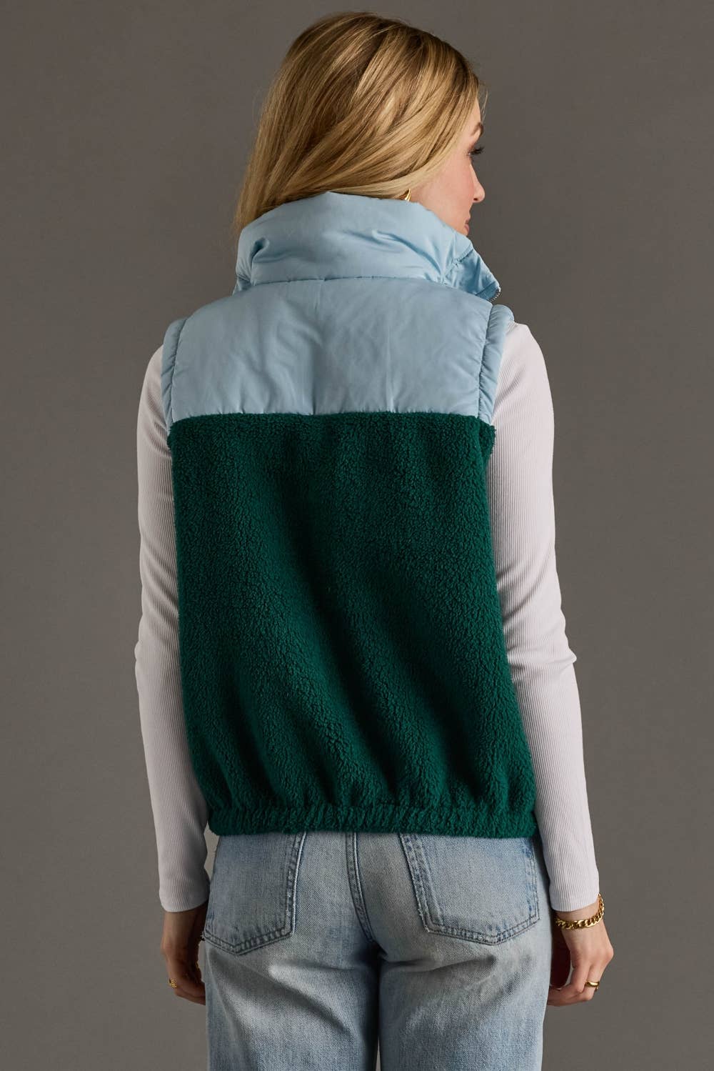 Lt. Blue & Green Vest