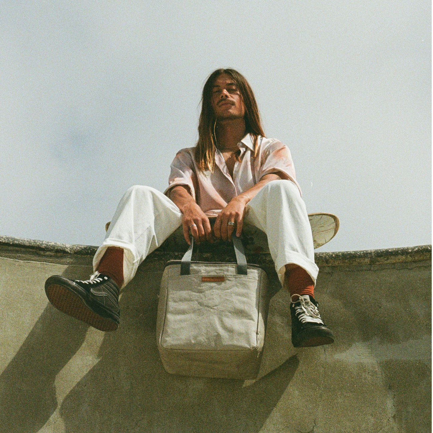 Dolphin Square Cooler, Vegan Leather - SMALL CASE PACKS: Stone