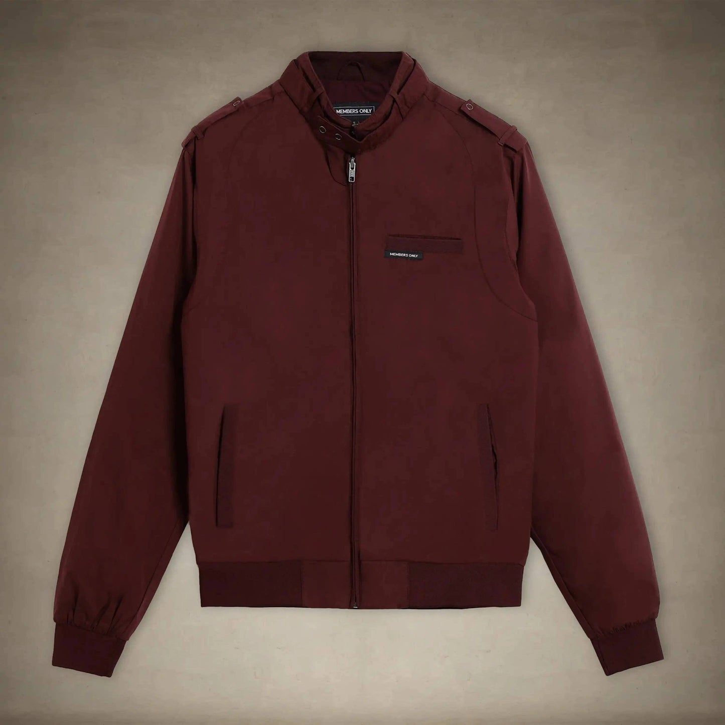 Men's Classic Iconic Racer Jacket: Khaki / XL