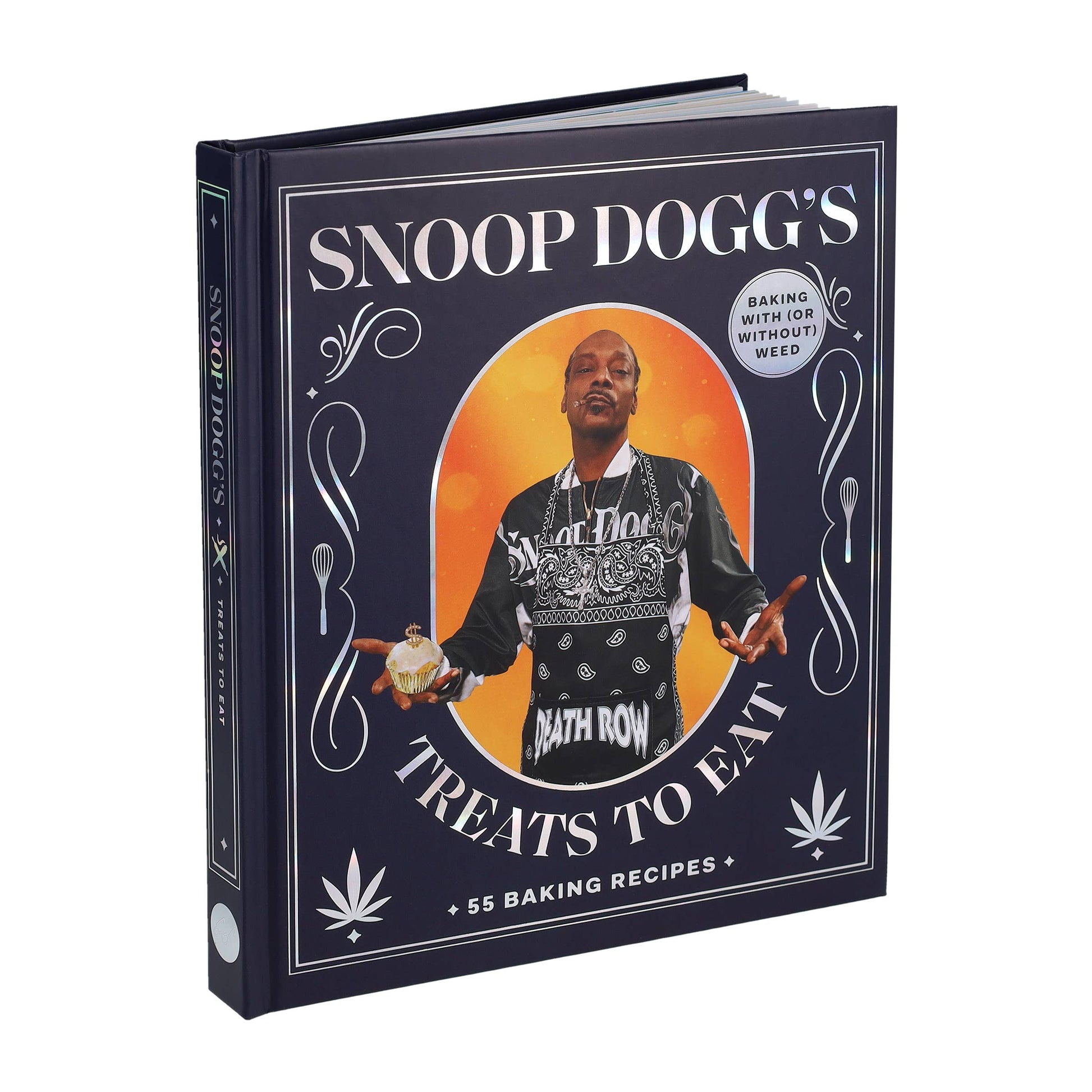 Book titled 'Snoop Dogg's Treats to Eat' on a white background