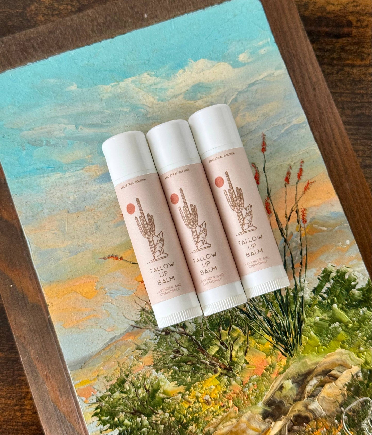Lavender & Chamomile Tallow Lip Balm