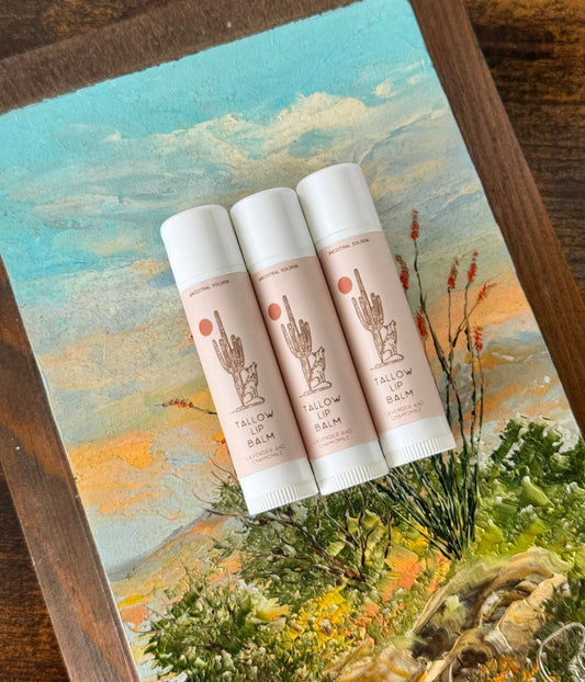 Lavender & Chamomile Tallow Lip Balm