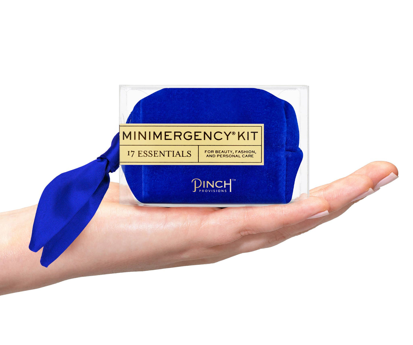 Velvet Scarf Minimergency Kit: Cobalt