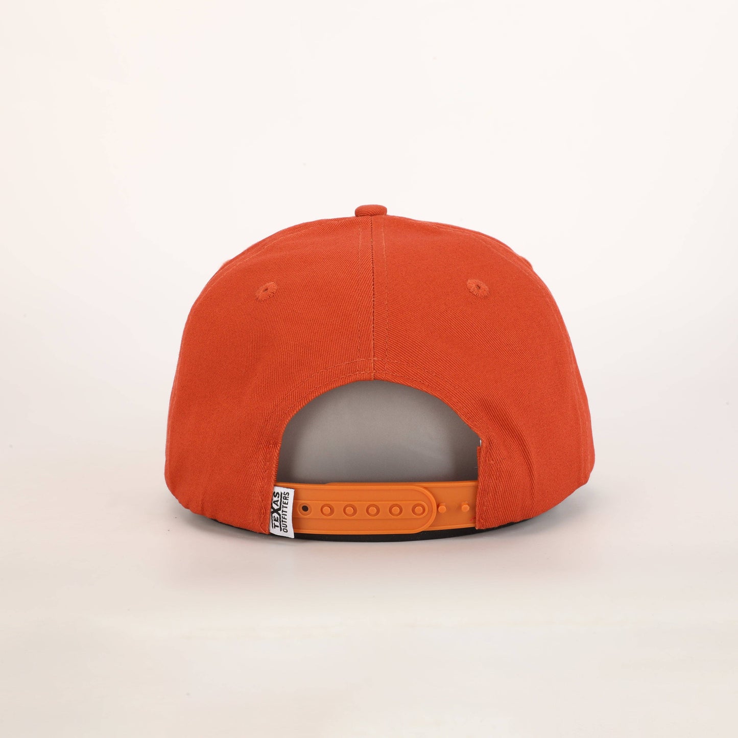 back view of orange Texas TX Snapback Hat – Austin Orange