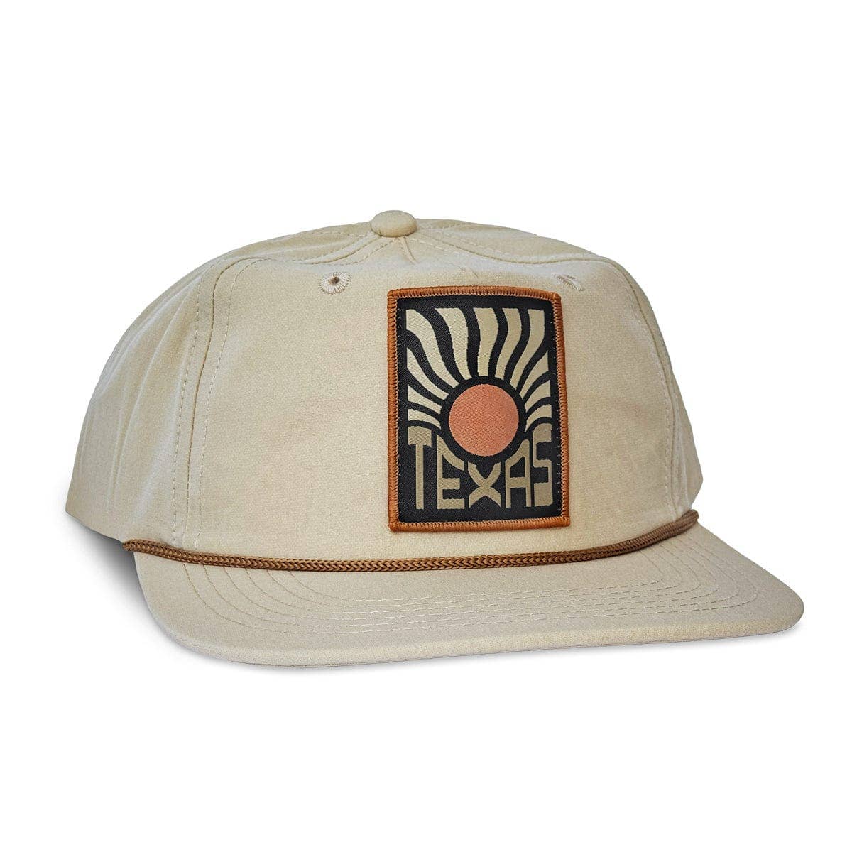 front view of Texas Sun Rope Hat