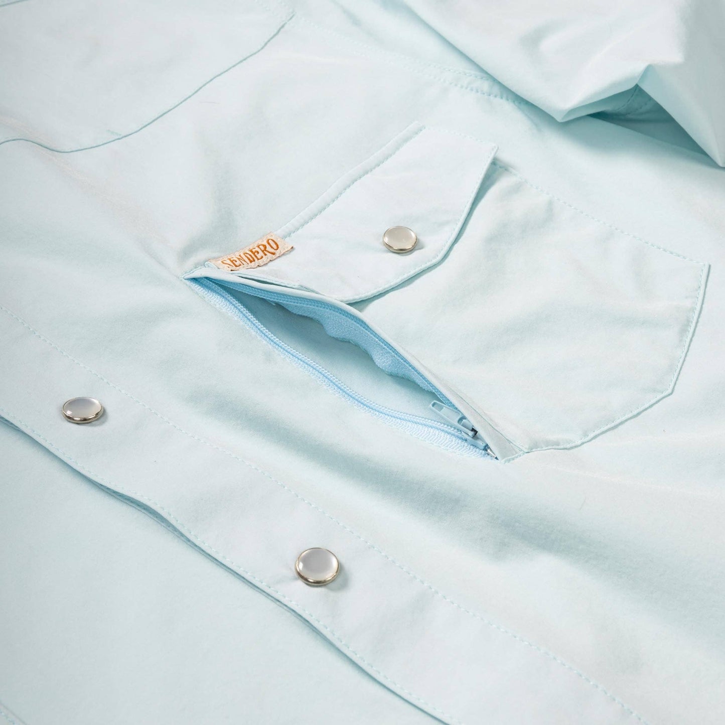 Sendero Performance Pearl Snap Shirt – Matagorda Sky