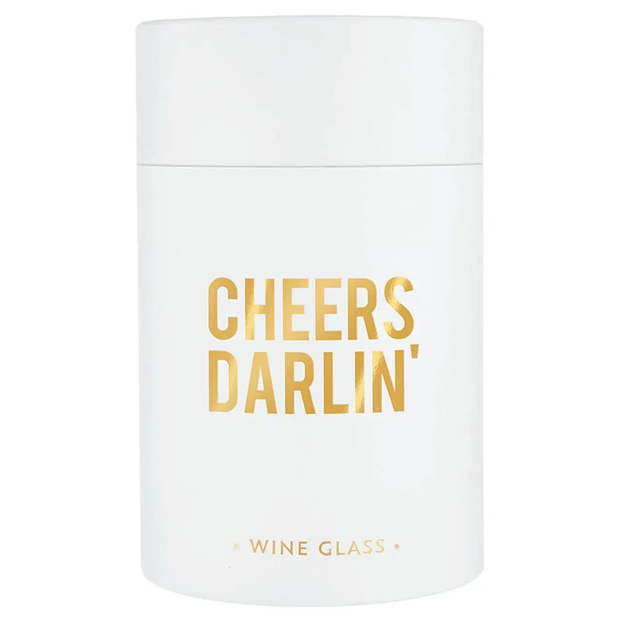 Cheers Darlin’ Stemless Wine Glass