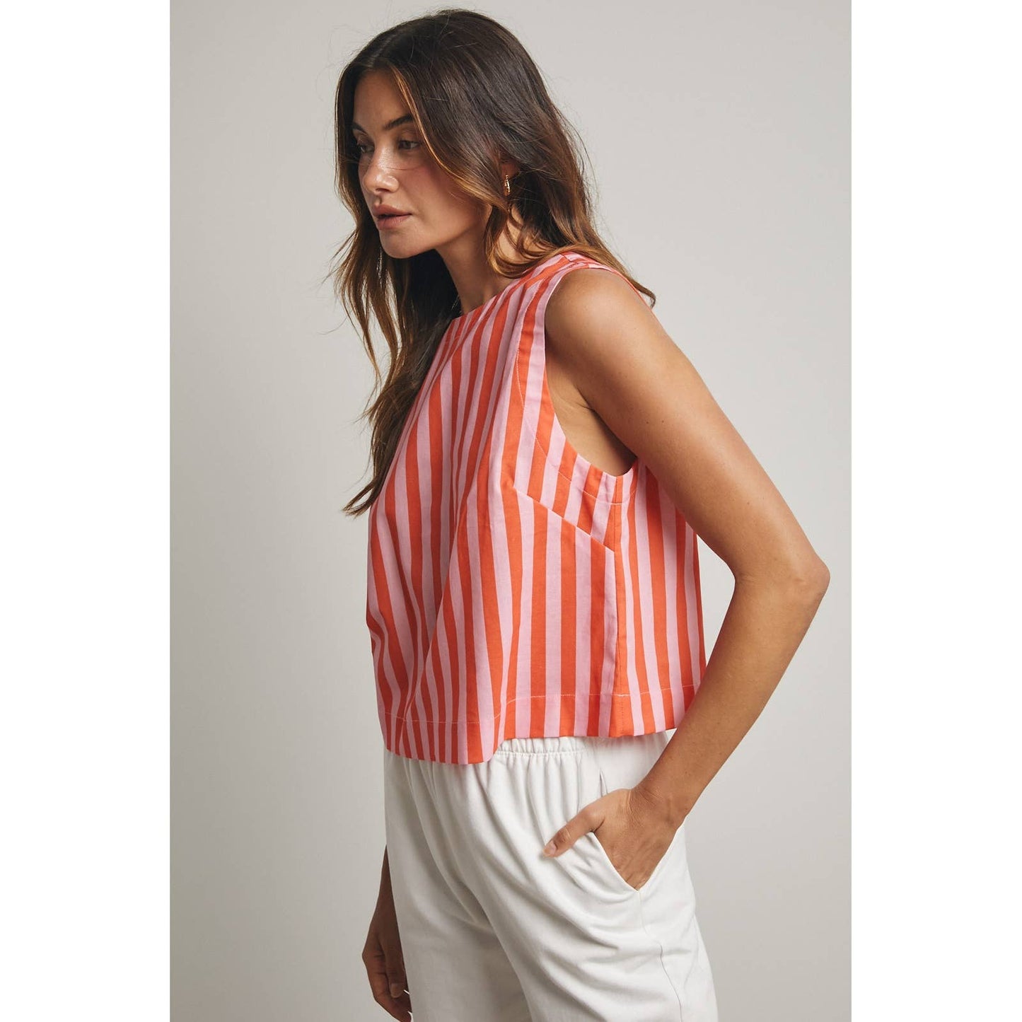 Striped Matching Set Tank Top