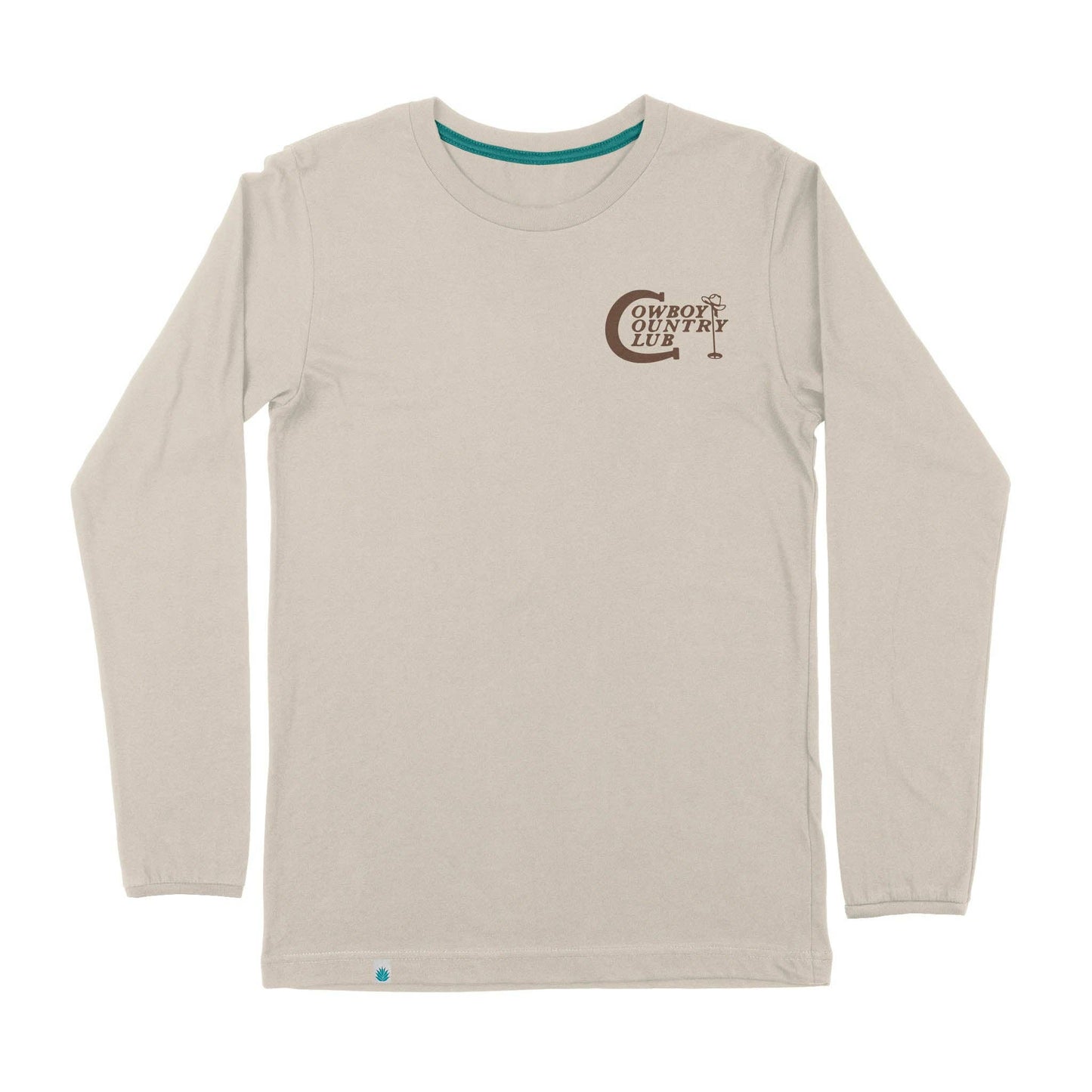 Cowboy Country Club Long Sleeve T-Shirt: Sand